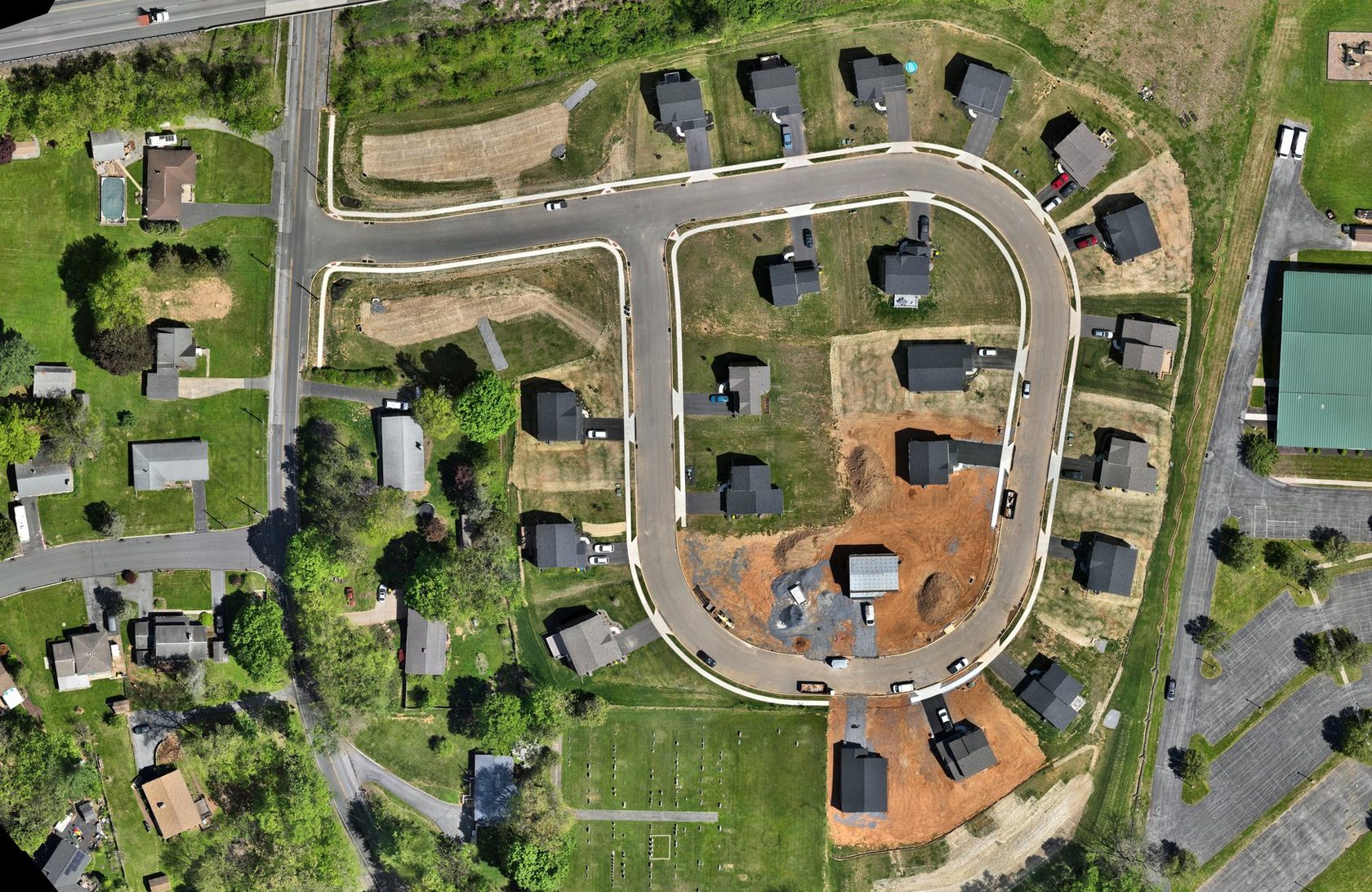 Aerial view of Penn Preserve
