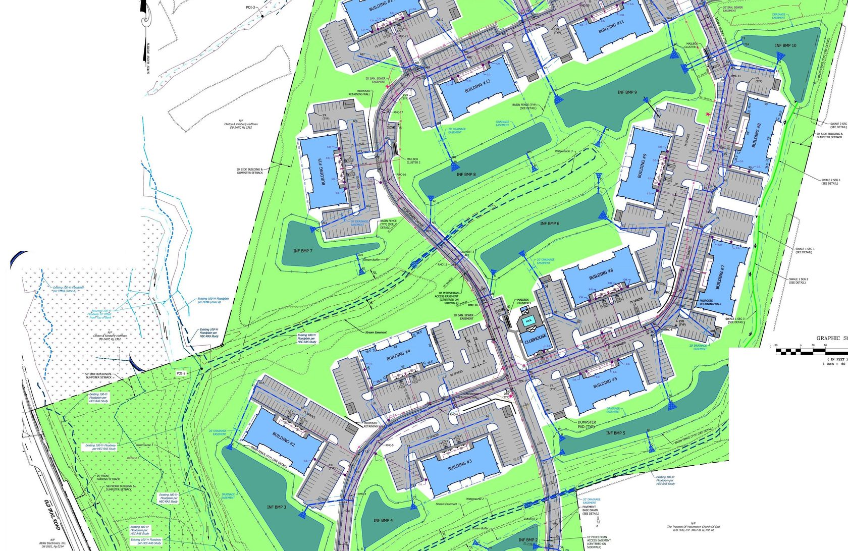 Site plan of Red Mill Crossing